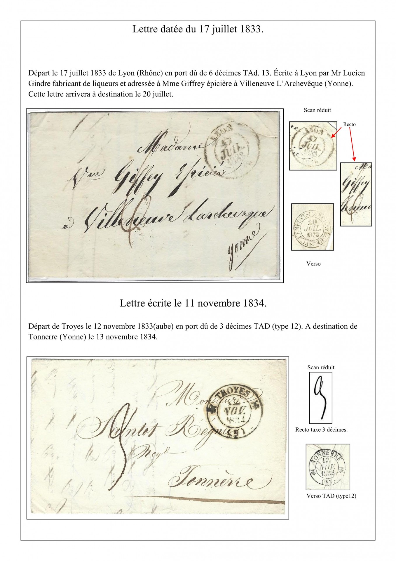 Page 4 lettre date et postee le 17 juillet 1833 1