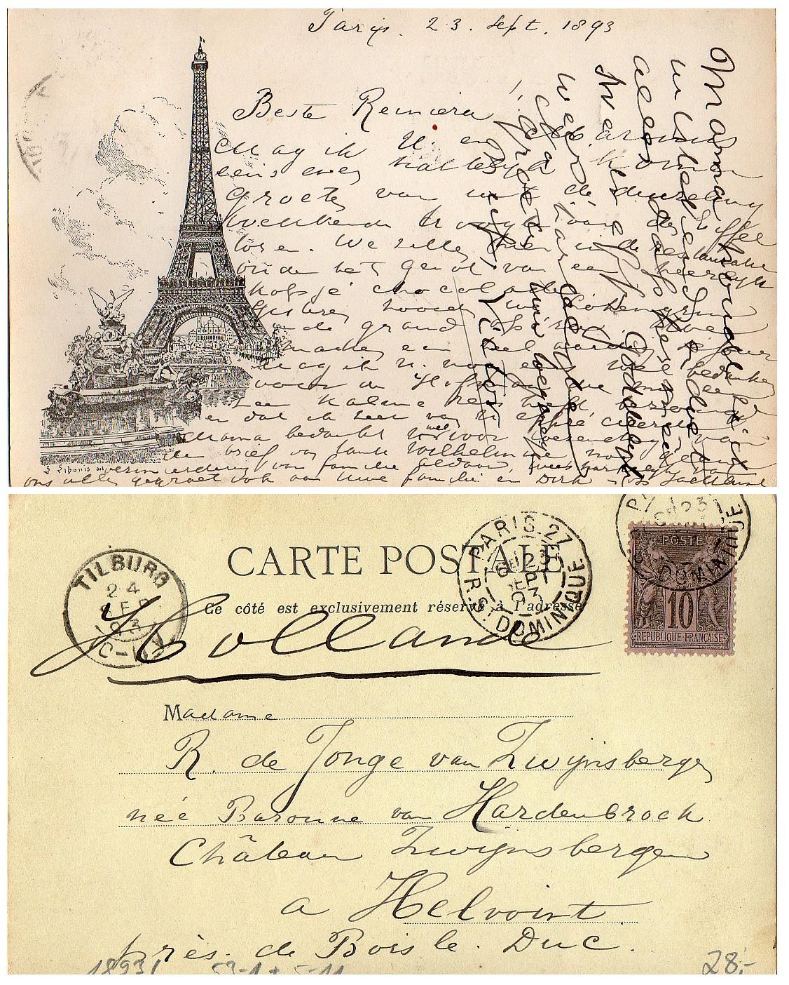 Paris le 23 sept 1893