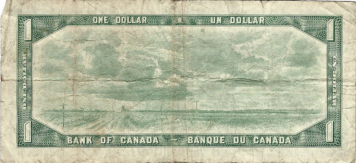 1 dollar canadien avers