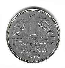 Allemagne 1956 revers