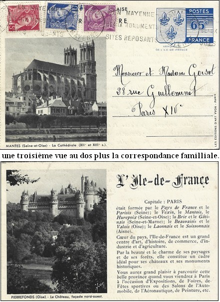 Carte lettre Nantes le 25 mars 1940.