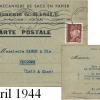 Carte postale caron montage
