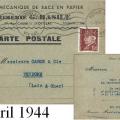 Carte postale caron montage