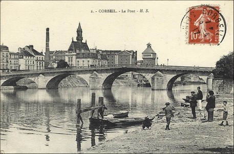 Corbeil sur seine le pont