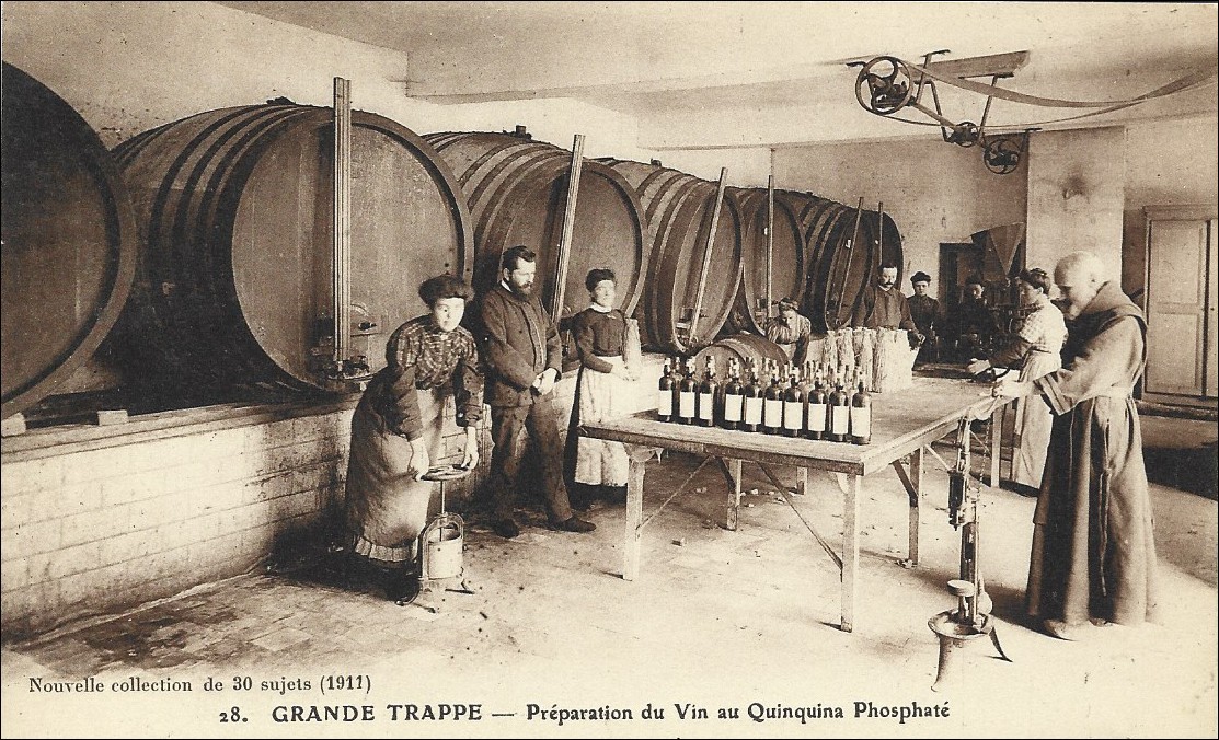 Preparation du vin